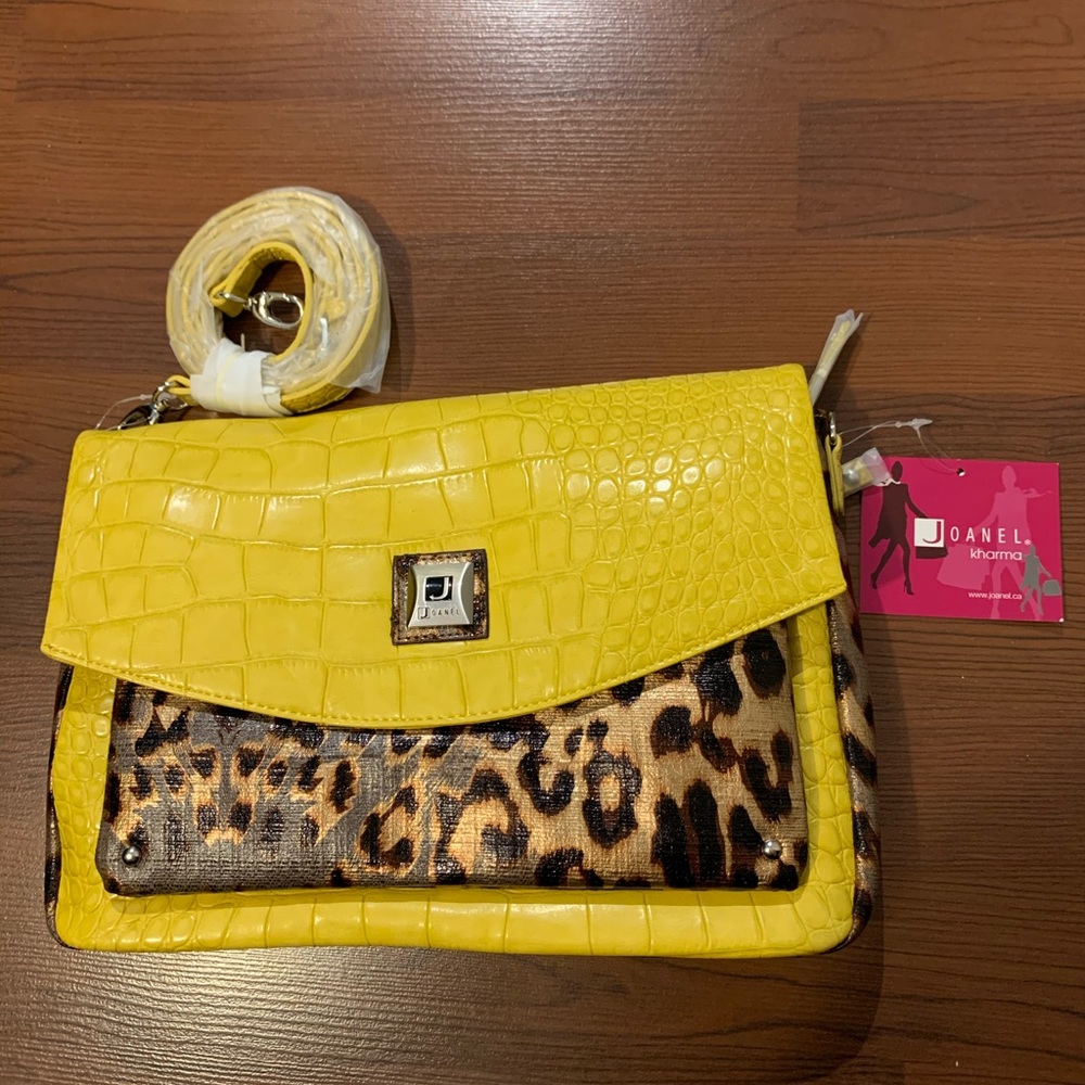 New Joanel Yellow Crossbody Bag